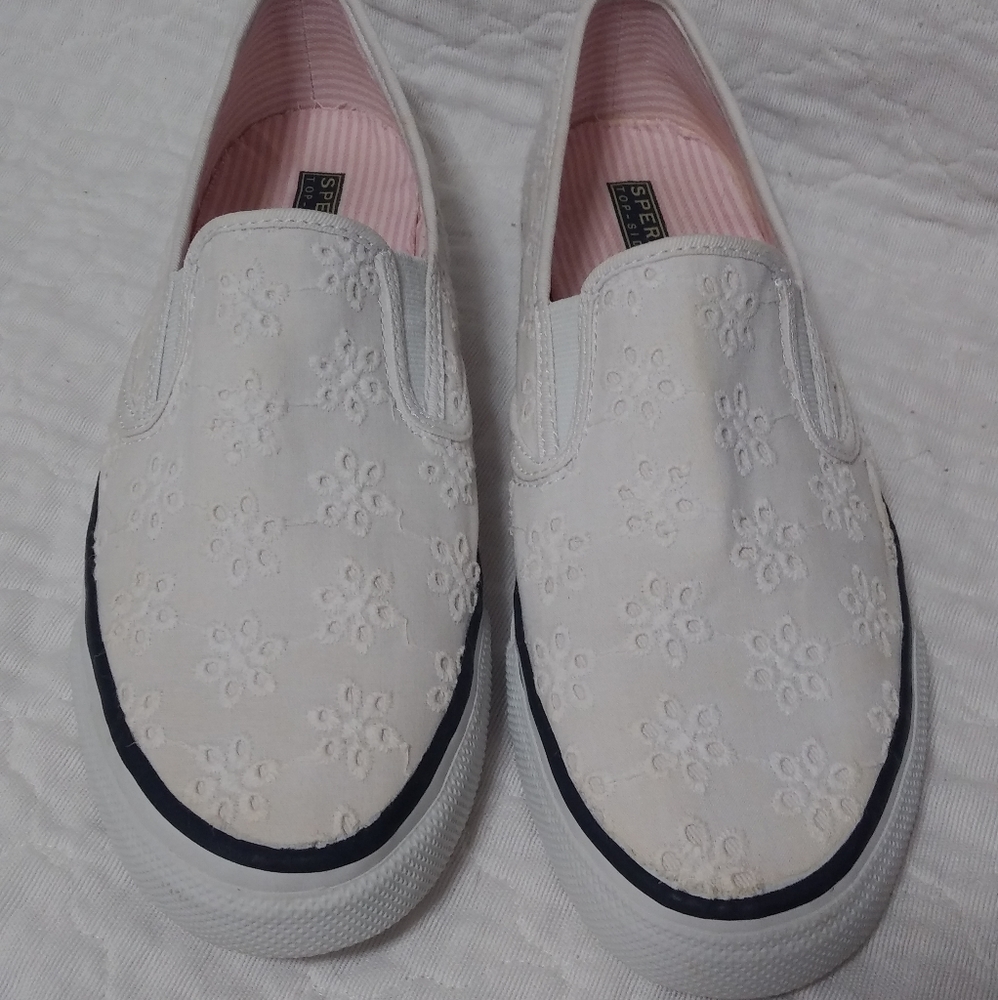 Women's Sperry Top-Siders White Cut Outs